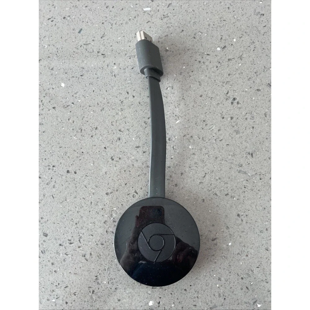 Google Chromecast 2nd Generation Black Portable HDMI Streaming Media Player